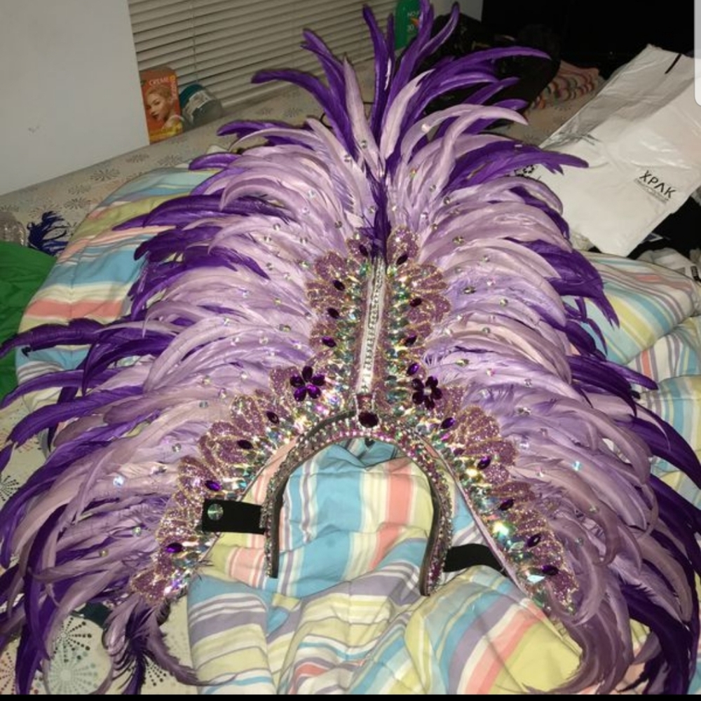 Carnival headdress for carnival costume